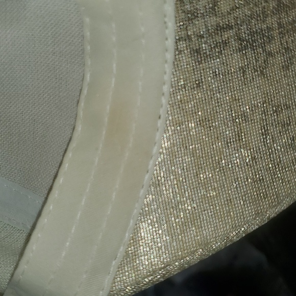 Anna & Ava Distressed Gold Polyester Fashion Trend Velcro Adjust Cap-EC-OSFM - Picture 6 of 6